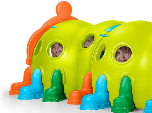 Ciempies Tunel Para Niños Juego 1.43 Metros Gusano
