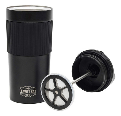 French Press Travel Mug - Portable Coffee & Tea Maker - Id