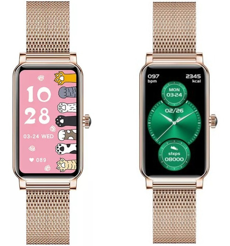 Imagen 3 de 10 de Reloj Smart Watch Nx2 Mujer P/ Xiaomi Samsung iPhone Android