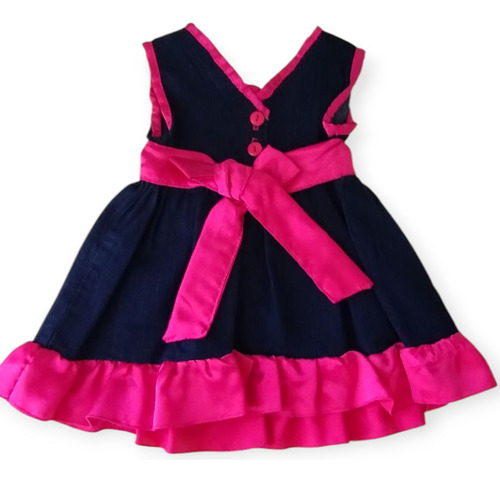 Vestido Bata Bordada Unicornio