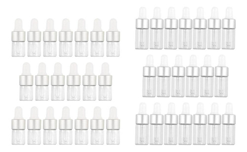 40 Botellas De Vidrio Vacías Con Cuentagotas Para Aceites