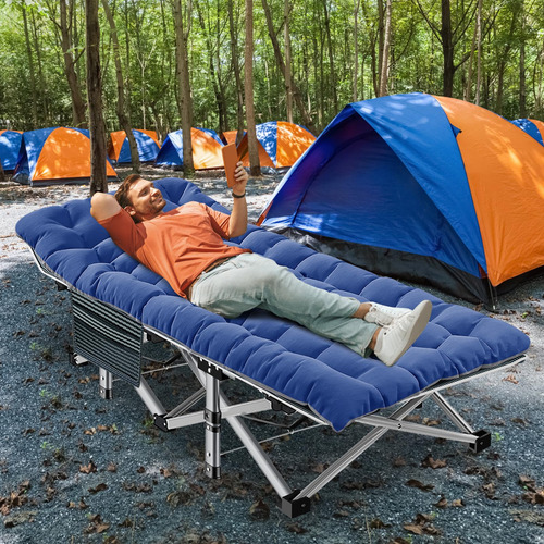 Cuna De Acampada Aboron Plegable Con Alfombrilla Oxford De 1
