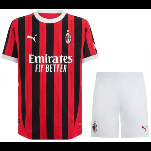 Uniforme Infantil Oficial Milan Temporada 2025/2026