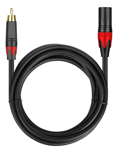 Cable De Micrófono Xlr Rca Más Claro Hembra A Macho 1m