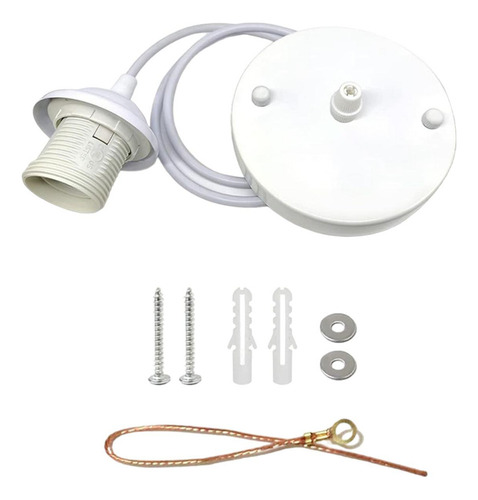 Mz Kit De Lámpara Colgante E26 Base E27 Sin Bombilla Lámpara