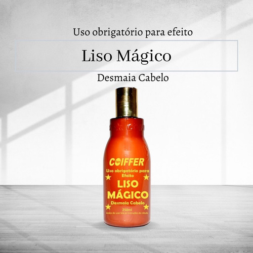 Kit Liso Mágico Coiffer 250ml (3unidades)