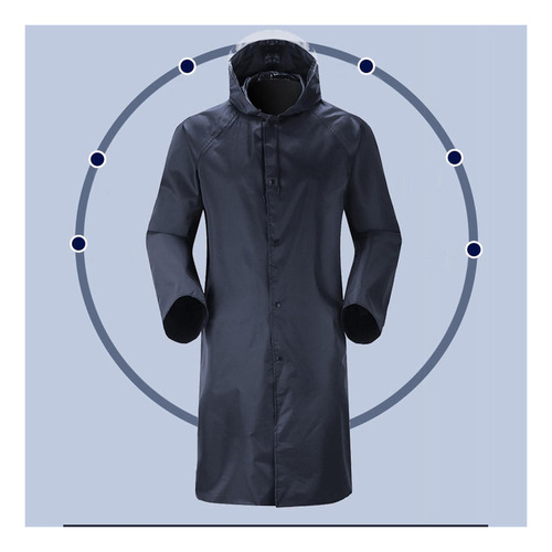Chamarra De Lluvia Poncho Impermeable A Prueba De Viento