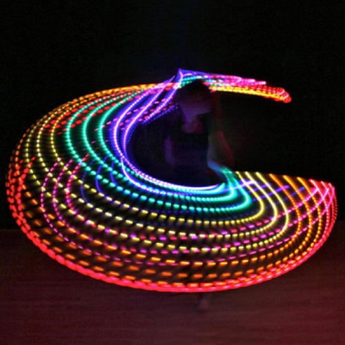 Aros De Ejercicio Ligeros Led Hoop Led Up Dancing Para Niños