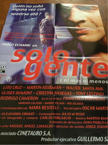 Poster Solo Gente - Pablo Echarri Nancy Duplaa Orig