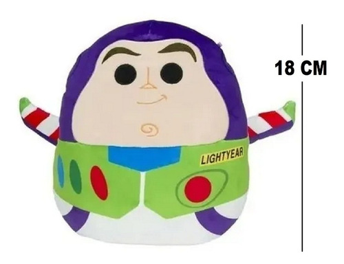 Imagen 2 de 4 de Peluche Squishmallows Buzz Disney 18 Cm Playking