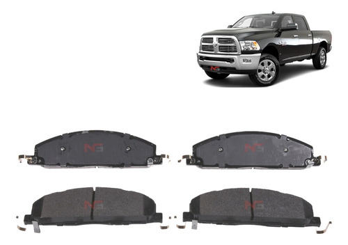 Pastillas Trasera Dodge Ram 2500 2009-2018 6.7 L6 - Cerámica