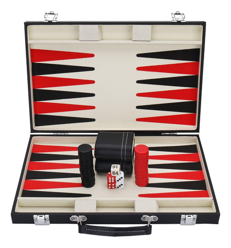 Conjunto De Backgammon De 15 Pulgadas Con Un Estuche De Tran