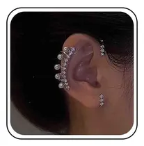Comprar  Brincos Allereyae Bohemia Pearl Crystal Cuff Wrap Brincos G