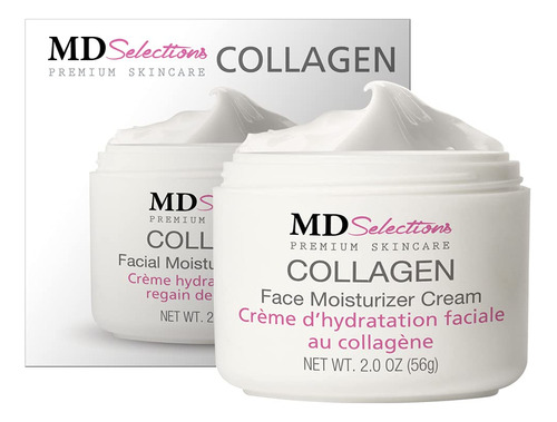 Md Selections Crema Hidratante Facial De Colgeno Para Piel S