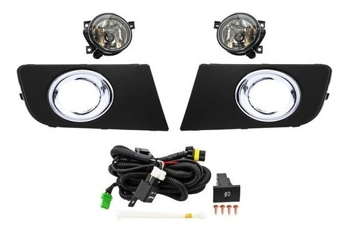 2 Faros Nebla + Kit Instalacion Vw Amarok 2010 A 2015 A