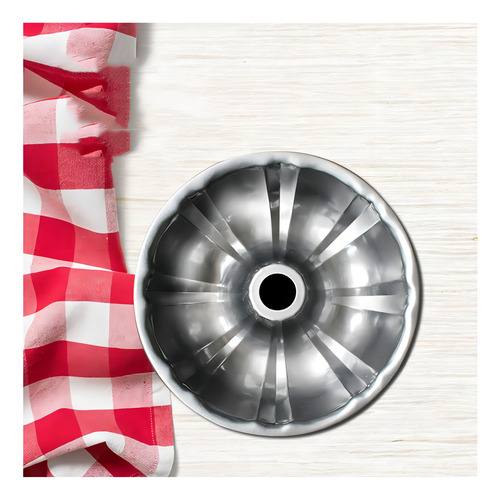 Molde Rosca Panque Pan Antiadherente Acero Inoxidable Horno