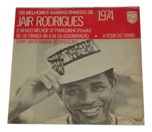 Os Melhores Sambas Enredo 1974 Jair Rodrigues Compacto Vin *