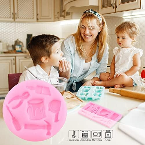 Mujiang Herramientas De Construcción Fondant Moldes De Silic