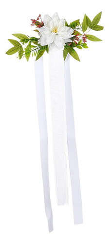 Corredor Pew Arranjo De Flores Cadeira Decoração Branco