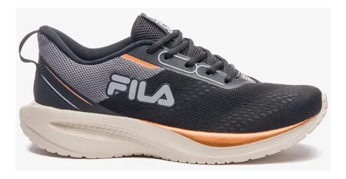 Tênis Feminino Rise Up Fila Preto/cinza/cobre Liso 37 Br