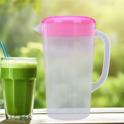 Jarra De Agua De Jarra De Agua Con Mango De Té 2000 Ml Rosa