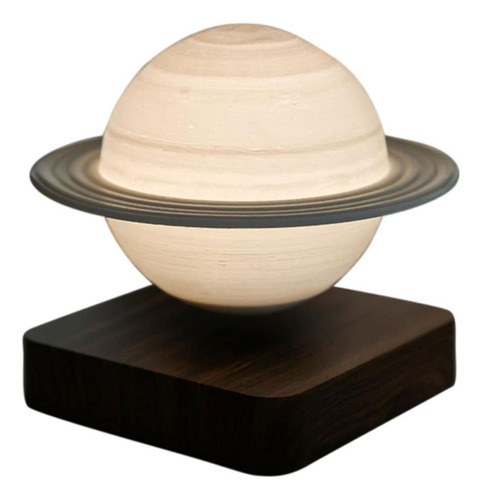 Lampara Levitante Con Forma De Planeta Saturno