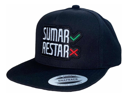 Gorra Sumar Restar Snapback Yupoong Original Markitos Toys