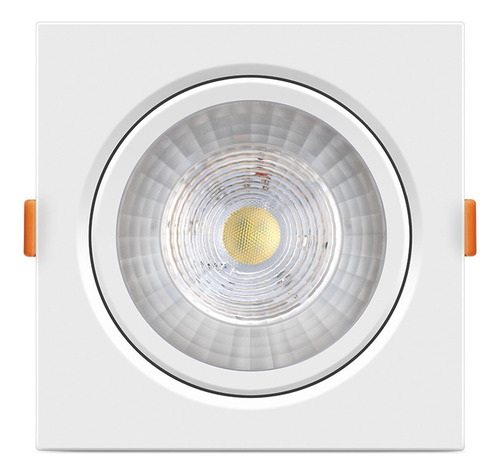 Spot De Led Embutir Elgin Ecospot Par20 Quadrado 7w Bivolt