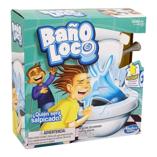 Baño Loco Juego De Mesa Hasbro Gaming - Original Piu Online