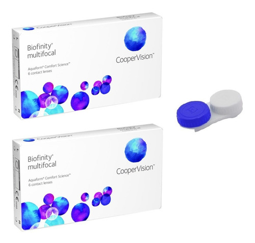 2 Caixas Biofinity Multifocal Incolor Presbiopia / Cooper