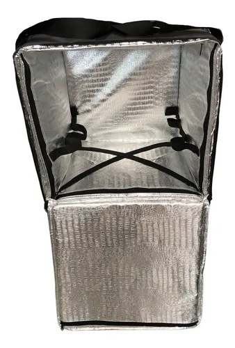 Mochila Repartidor Didi Food uber Eats rappi Cuadrada Termic