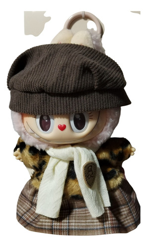 Ropa Para Labubu, Falda, Blusa, Bufanda Y Gorro.