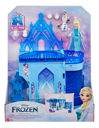  Set de juguetes del castillo de la película Frozen de Disney  con la muñeca de Elsa y luces mágicas : Juguetes y Juegos