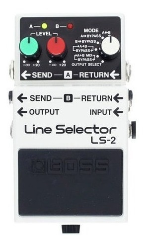 Pedal Boss Line Selector Divisor Señales Ls2