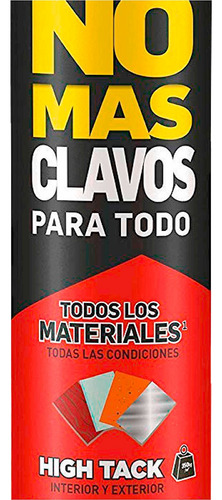 Adhesivo Montaje No Mas Clavos Para Todo Blanco Agorex 446g