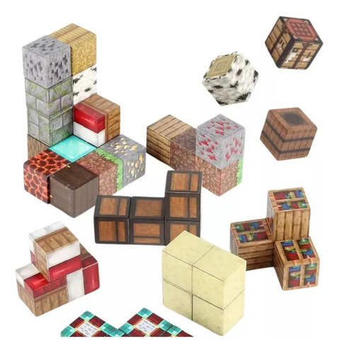 2025 Bloques Magnéticos Minecraft 125 Piezas