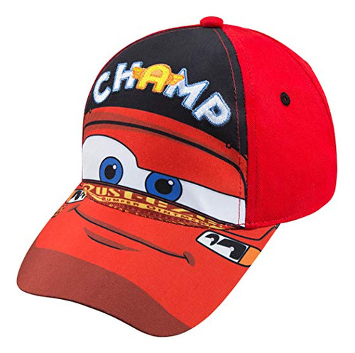 Gorra De Béisbol Lightning Mcqueen Cars Para Niños De 2 A 4