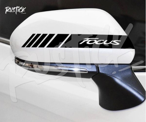 Set X2 Calcos Para Espejos Personalizado Ford Focus Fiesta 