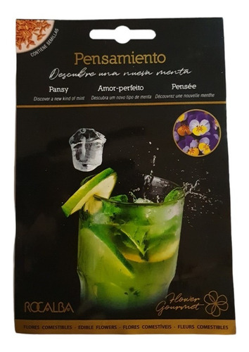 Semillas De Flores Comestibles Pensamiento Gourmet Rocalba 