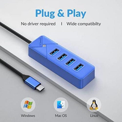 Adaptador Gigimundo Usb C A Usb A, Hub Usb A 3.0 Para De 4 5