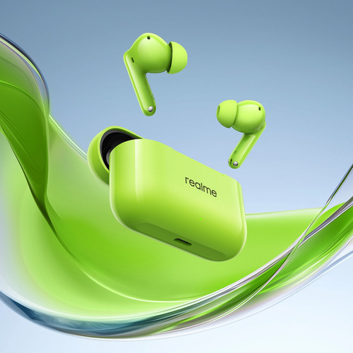 Realme Buds T200 Audifonos Cancelacion Ruido 32db Anc Bluetooth 5.4 Microfonos Inalambricos Certificación Hi-res 12.4mm Ip55 45 Ms De Latencia Ultrabaja Blanco
