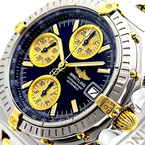 Relógio Breitling Gt Chronomat Aço E Ouro Relojoaria Bh Aço Inoxidável E Ouro 18k Aço Inoxidável E Ouro 18k Aço Inoxidável (Usado)