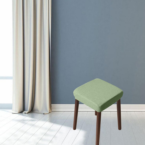 Taburete De Tocador Elástico Funda De Asiento Funda Verde B