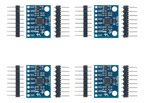 Tecneu 4 Piezas Gy-521 Mpu-6050 - Acelerómetro Y Giroscopio