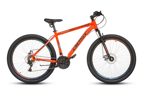 Bicicleta Best Cygnus Aluminio Aro 27,5  Talla 17 Naranja