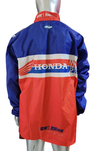 Imagen 4 de 9 de Campera Rompevientos Shark Honda Hrc Beitia Motos