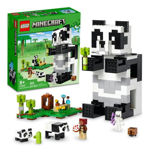 Lego Minecraft Refúgio Do Panda (553 Peças)
