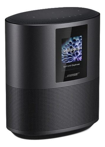 Imagen 2 de 4 de Bocina inteligente Bose Home Speaker 500 con asistente virtual Google Assistant y Alexa, pantalla integrada triple black 100V/240V