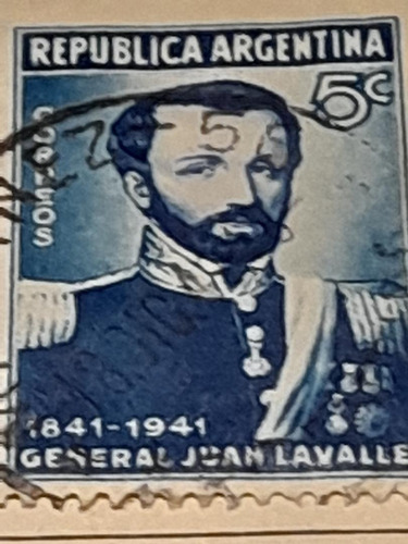 Estampilla  General Juan Lavalle  1044   A3