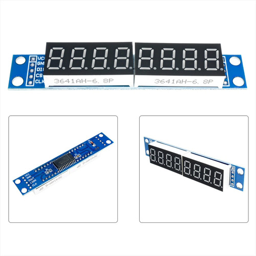 Modulo Display De 7 Segmentos, 8 Digitos, Driver Max7219
